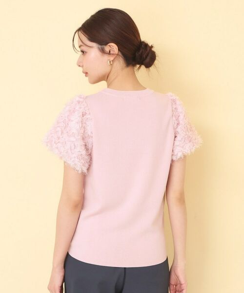 index / インデックス ニット・セーター | ドッキングシャギーレーススリーブニット【洗濯機OK】 | 詳細15