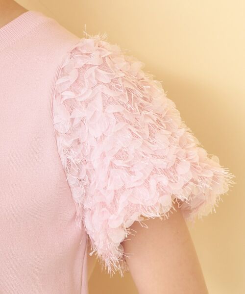 index / インデックス ニット・セーター | ドッキングシャギーレーススリーブニット【洗濯機OK】 | 詳細17