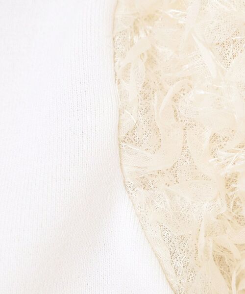 index / インデックス ニット・セーター | ドッキングシャギーレーススリーブニット【洗濯機OK】 | 詳細4