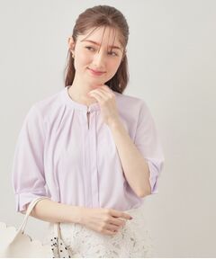 index / インデックス カットソー | アセテートライクバンドカラートップス【洗濯機OK／吸水速乾／接触冷感／UVケア】