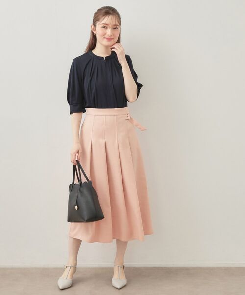 index / インデックス カットソー | アセテートライクバンドカラートップス【洗濯機OK／吸水速乾／接触冷感／UVケア】 | 詳細22