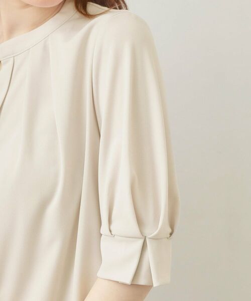 index / インデックス カットソー | アセテートライクバンドカラートップス【洗濯機OK／吸水速乾／接触冷感／UVケア】 | 詳細29