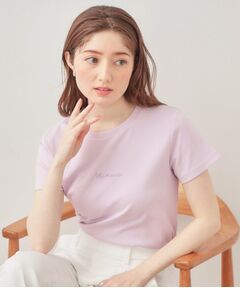 index / インデックス Tシャツ | フロントロゴ刺繍Tシャツ【洗濯機OK・接触冷感・UVケア】