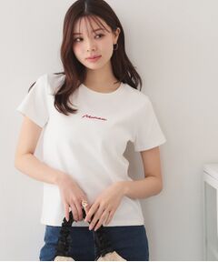 index / インデックス Tシャツ | フロントロゴ刺繍Tシャツ【洗濯機OK・接触冷感・UVケア】