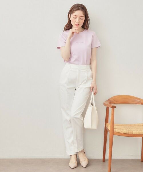 index / インデックス Tシャツ | フロントロゴ刺繍Tシャツ【洗濯機OK・接触冷感・UVケア】 | 詳細10