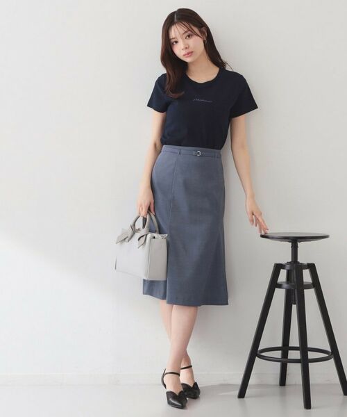 index / インデックス Tシャツ | フロントロゴ刺繍Tシャツ【洗濯機OK・接触冷感・UVケア】 | 詳細14