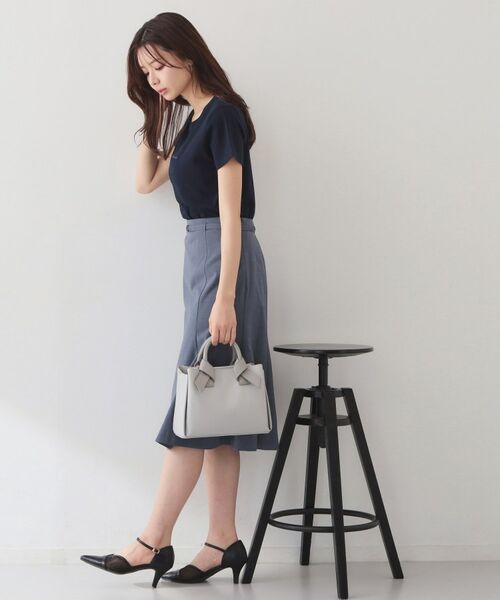 index / インデックス Tシャツ | フロントロゴ刺繍Tシャツ【洗濯機OK・接触冷感・UVケア】 | 詳細15