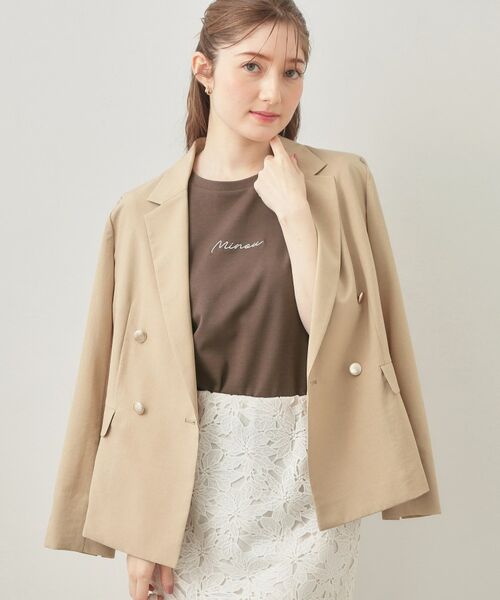 index / インデックス Tシャツ | フロントロゴ刺繍Tシャツ【洗濯機OK・接触冷感・UVケア】 | 詳細21