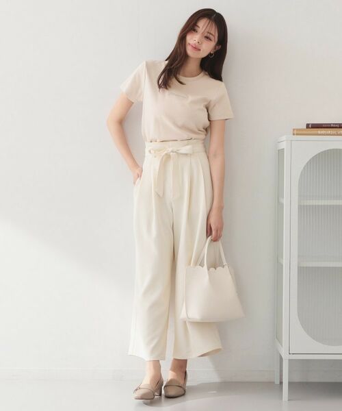 index / インデックス Tシャツ | フロントロゴ刺繍Tシャツ【洗濯機OK・接触冷感・UVケア】 | 詳細26