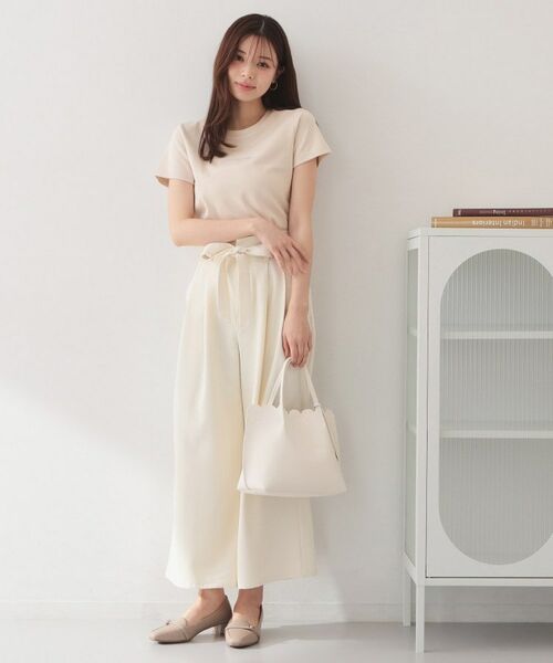 index / インデックス Tシャツ | フロントロゴ刺繍Tシャツ【洗濯機OK・接触冷感・UVケア】 | 詳細27