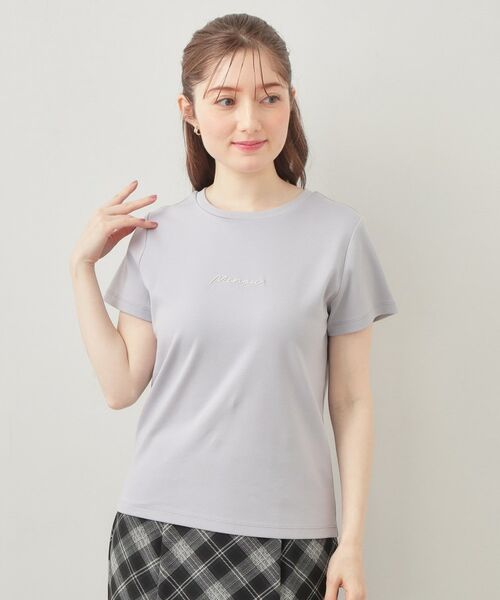 index / インデックス Tシャツ | フロントロゴ刺繍Tシャツ【洗濯機OK・接触冷感・UVケア】 | 詳細29