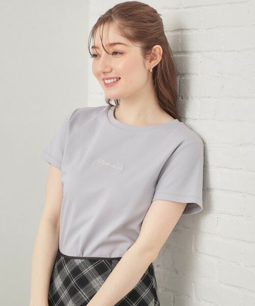 index / インデックス Tシャツ | フロントロゴ刺繍Tシャツ【洗濯機OK・接触冷感・UVケア】 | 詳細5