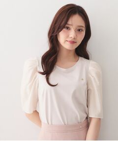 index / インデックス カットソー | シアータックスリーブドッキングTシャツ【洗濯機OK／UVケア／接触冷感】