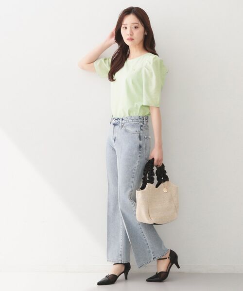 index / インデックス カットソー | シアータックスリーブドッキングTシャツ【洗濯機OK／UVケア／接触冷感】 | 詳細11