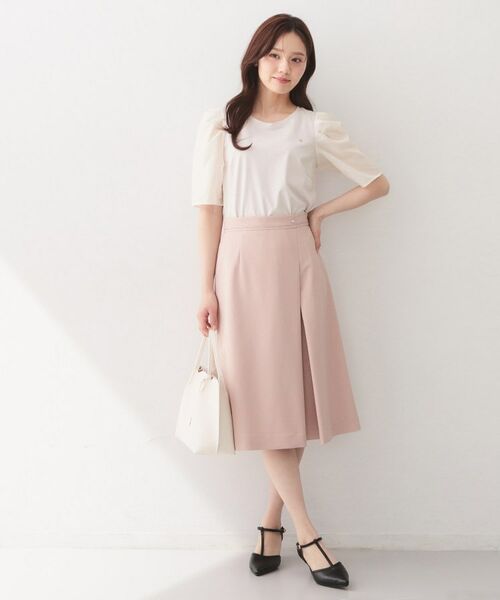 index / インデックス カットソー | シアータックスリーブドッキングTシャツ【洗濯機OK／UVケア／接触冷感】 | 詳細14