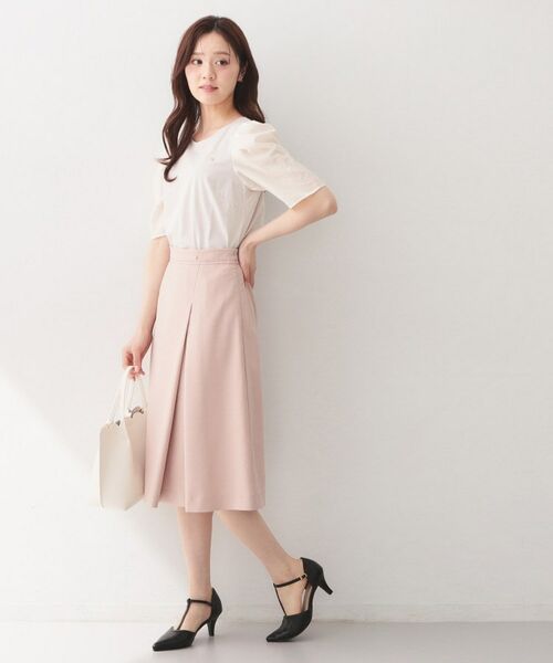 index / インデックス カットソー | シアータックスリーブドッキングTシャツ【洗濯機OK／UVケア／接触冷感】 | 詳細15