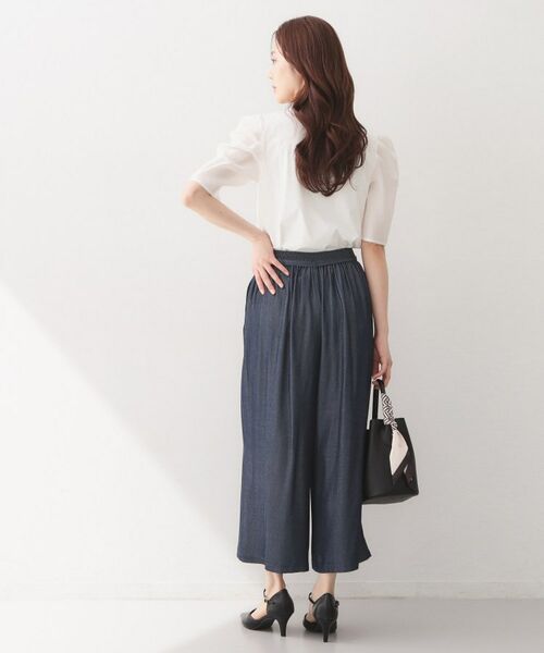 index / インデックス カットソー | シアータックスリーブドッキングTシャツ【洗濯機OK／UVケア／接触冷感】 | 詳細3