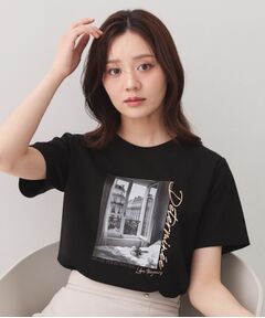 index / インデックス Tシャツ | 転写箔プリントTシャツ【洗濯機OK／接触冷感／UVケア】