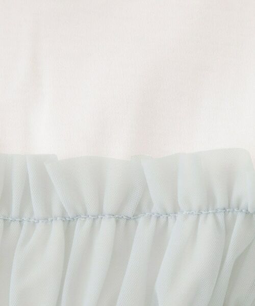 index / インデックス カットソー | チュールペプラムトップス【洗濯機OK・接触冷感・UVケア】 | 詳細12