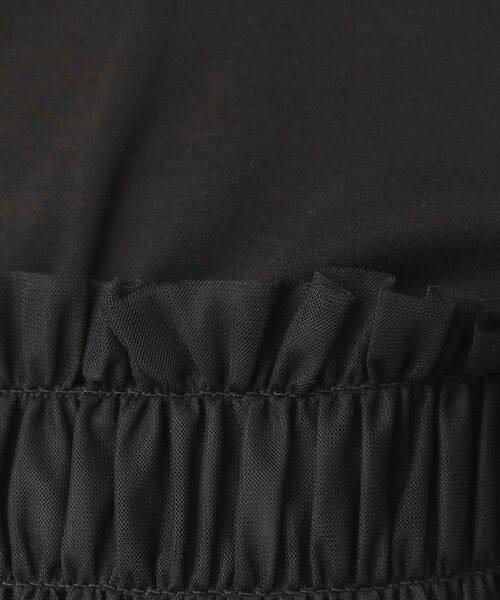 index / インデックス カットソー | チュールペプラムトップス【洗濯機OK・接触冷感・UVケア】 | 詳細16