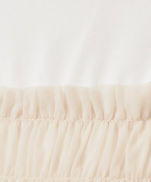 index / インデックス カットソー | チュールペプラムトップス【洗濯機OK・接触冷感・UVケア】 | 詳細8