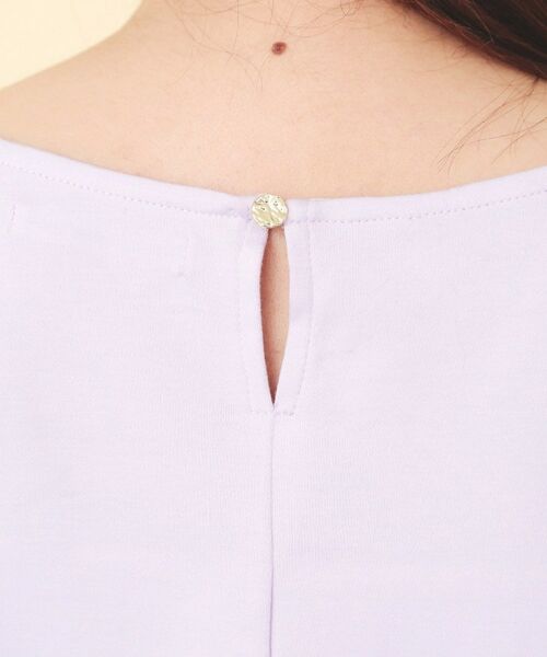 index / インデックス カットソー | フリルドッキングスリーブTシャツ【洗濯機OK／UVケア】 | 詳細18