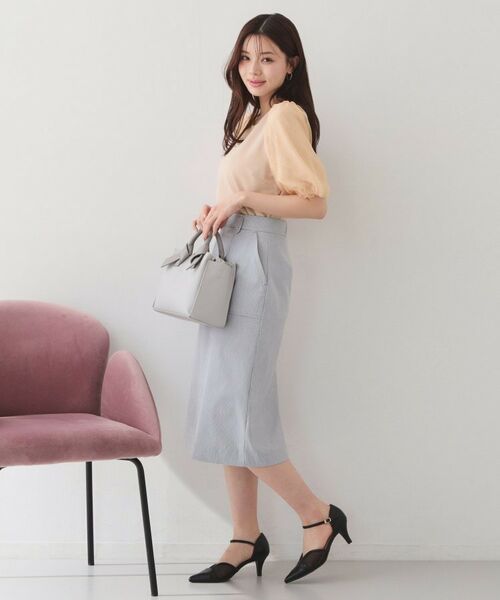 index / インデックス カットソー | シアーバルーンスリーブトップス【洗濯機OK・接触冷感・UVケア】 | 詳細11