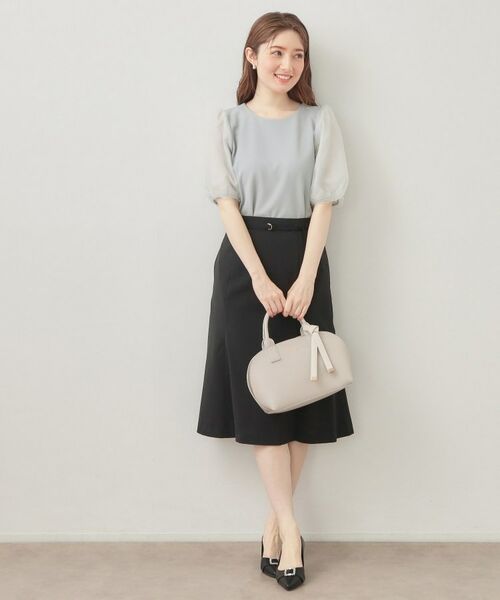 index / インデックス カットソー | シアーバルーンスリーブトップス【洗濯機OK・接触冷感・UVケア】 | 詳細14