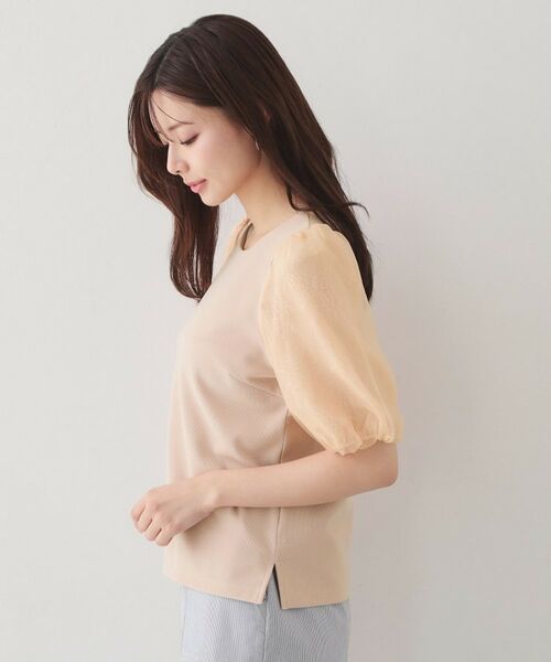 index / インデックス カットソー | シアーバルーンスリーブトップス【洗濯機OK・接触冷感・UVケア】 | 詳細18