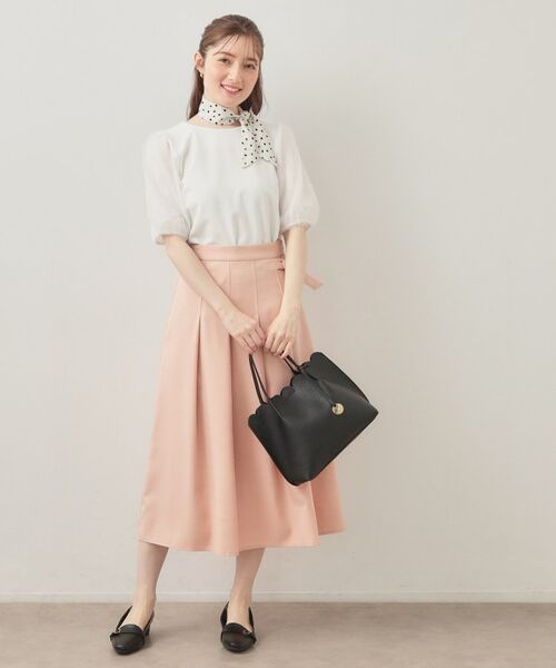 index / インデックス カットソー | シアーバルーンスリーブトップス【洗濯機OK・接触冷感・UVケア】 | 詳細2