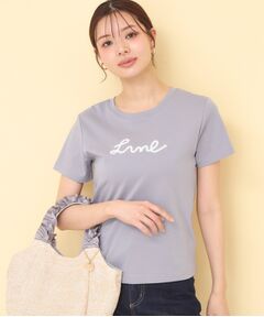index / インデックス Tシャツ | リボンテープロゴTシャツ【洗濯機OK／接触冷感／UVケア】