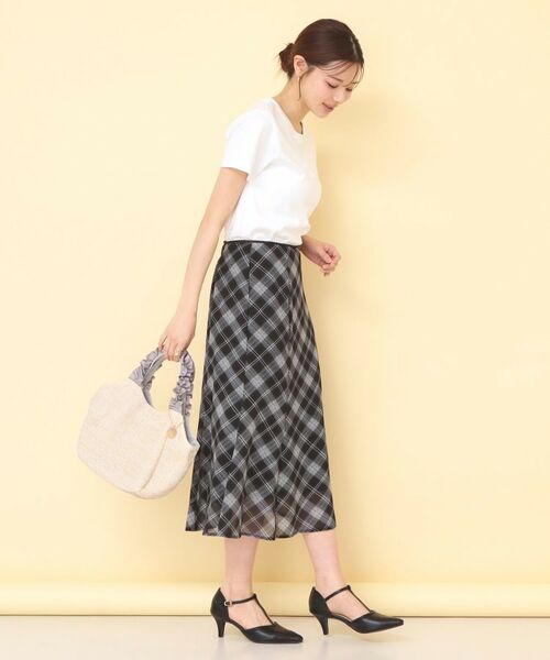 index / インデックス Tシャツ | リボンテープロゴTシャツ【洗濯機OK/接触冷感/UVケア】 | 詳細2