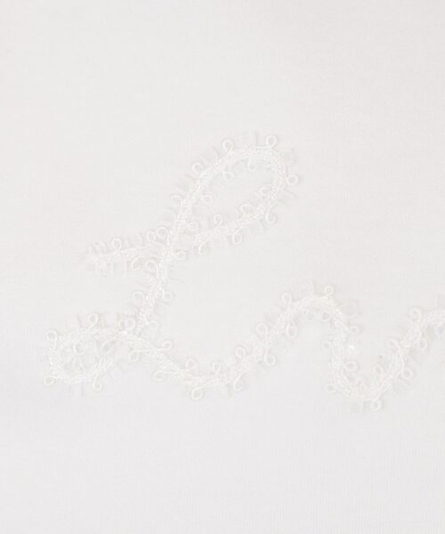 index / インデックス Tシャツ | リボンテープロゴTシャツ【洗濯機OK/接触冷感/UVケア】 | 詳細4