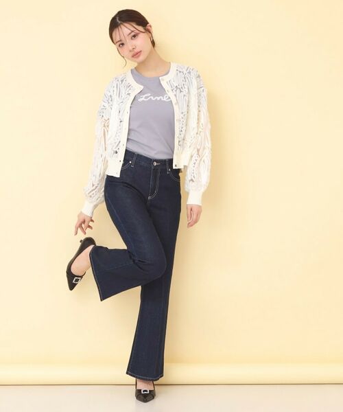 index / インデックス Tシャツ | リボンテープロゴTシャツ【洗濯機OK/接触冷感/UVケア】 | 詳細7