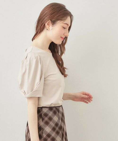 index / インデックス カットソー | ベアタックスリーブトップス【洗濯機OK／接触冷感／吸水速乾／透け防止／UVケア】 | 詳細1