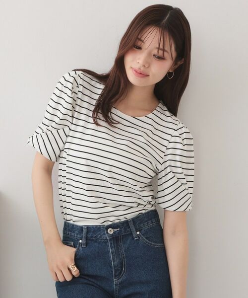 index / インデックス カットソー | ベアタックスリーブトップス【洗濯機OK／接触冷感／吸水速乾／透け防止／UVケア】 | 詳細13