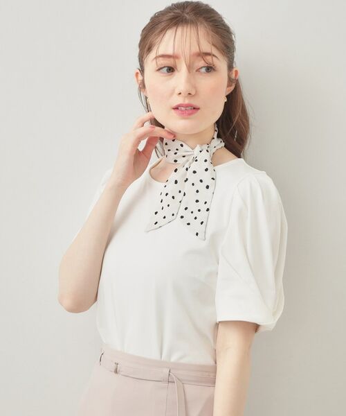 index / インデックス カットソー | ベアタックスリーブトップス【洗濯機OK／接触冷感／吸水速乾／透け防止／UVケア】 | 詳細17