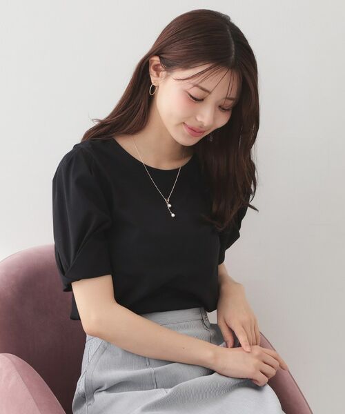 index / インデックス カットソー | ベアタックスリーブトップス【洗濯機OK／接触冷感／吸水速乾／透け防止／UVケア】 | 詳細21