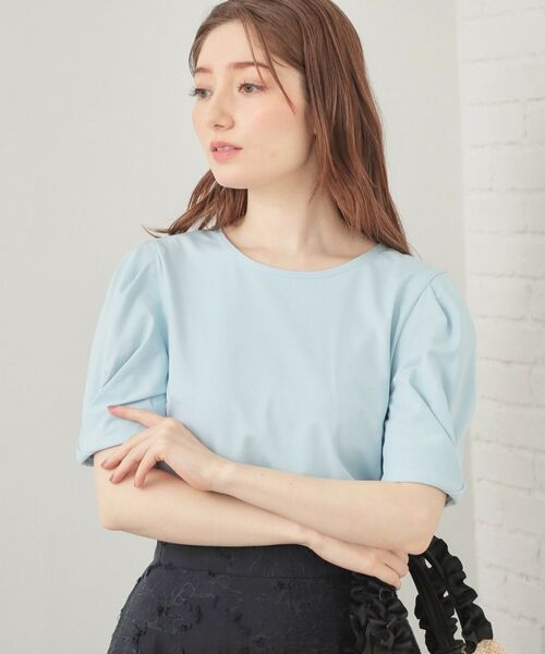 index / インデックス カットソー | ベアタックスリーブトップス【洗濯機OK／接触冷感／吸水速乾／透け防止／UVケア】 | 詳細5