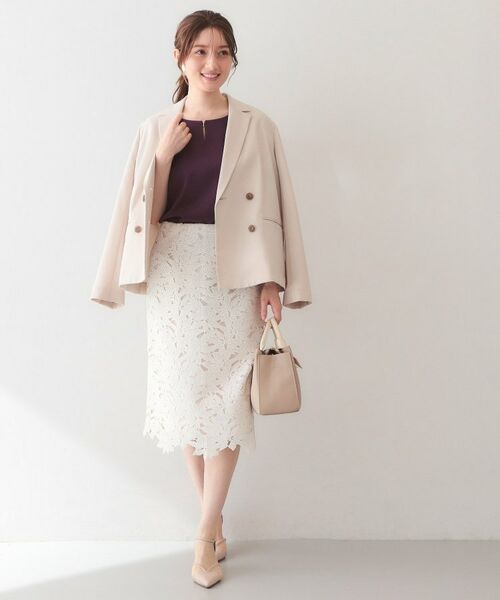 index / インデックス カットソー | ビジューキーネックフレンチトップス【洗濯機OK・接触冷感・UVケア】 | 詳細19