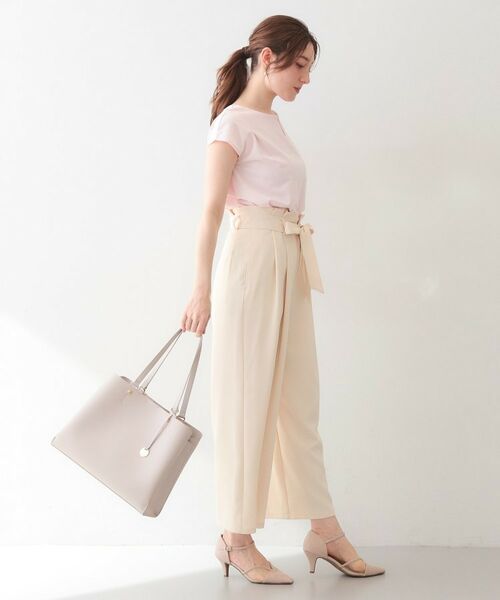 index / インデックス カットソー | ビジューキーネックフレンチトップス【洗濯機OK・接触冷感・UVケア】 | 詳細23