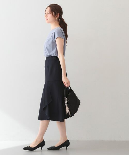 index / インデックス カットソー | ビジューキーネックフレンチトップス【洗濯機OK・接触冷感・UVケア】 | 詳細27