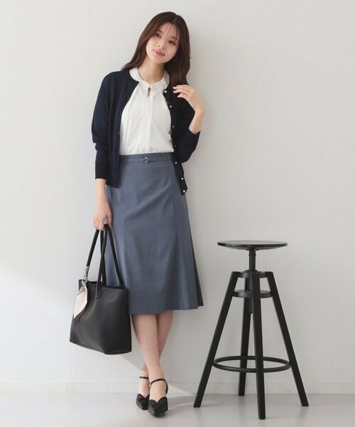 index / インデックス カーディガン・ボレロ | ビジューボタンクルーネックカーディガン【洗濯機OK・接触冷感・抗ピリング】 | 詳細18