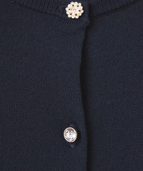 index / インデックス カーディガン・ボレロ | ビジューボタンクルーネックカーディガン【洗濯機OK・接触冷感・抗ピリング】 | 詳細20