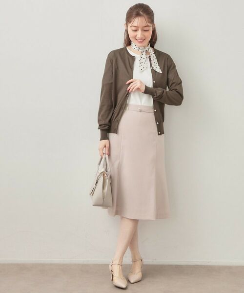 index / インデックス カーディガン・ボレロ | ビジューボタンクルーネックカーディガン【洗濯機OK・接触冷感・抗ピリング】 | 詳細26