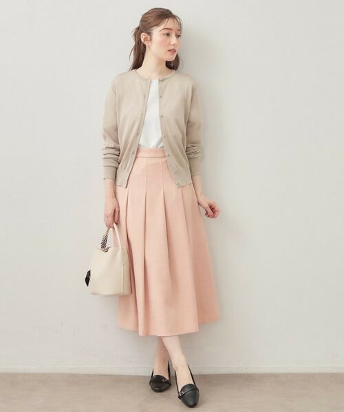 index / インデックス カーディガン・ボレロ | ビジューボタンクルーネックカーディガン【洗濯機OK・接触冷感・抗ピリング】 | 詳細6