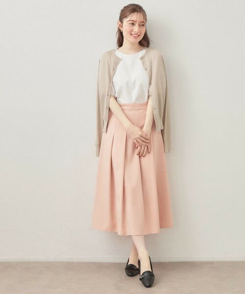 index / インデックス カーディガン・ボレロ | ビジューボタンクルーネックカーディガン【洗濯機OK・接触冷感・抗ピリング】 | 詳細7