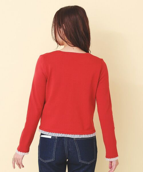 index / インデックス その他トップス | フリル付きキャミアンサンブルニットカーディガン【洗濯機OK】 | 詳細24