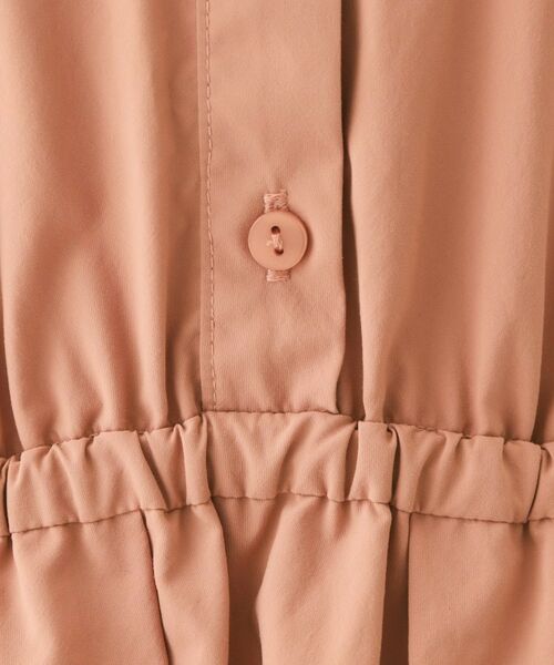 index / インデックス ミニ丈・ひざ丈ワンピース | サイドリボンシャツワンピース【洗濯機OK・防シワ】 | 詳細16