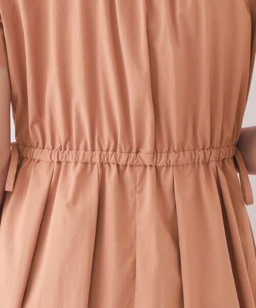 index / インデックス ミニ丈・ひざ丈ワンピース | サイドリボンシャツワンピース【洗濯機OK・防シワ】 | 詳細23